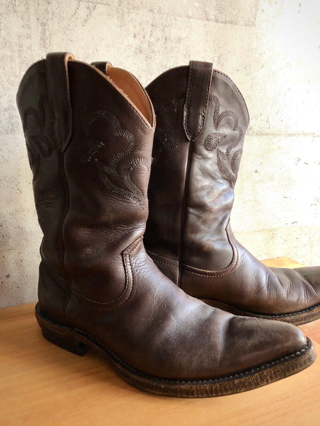 名品 03FW NUMBER (N)INE HEART DESIGN WESTERN BOOTS ナンバーナイン 