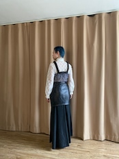 MADE IN BULGARIA lamb leather mini skirt-4213-6