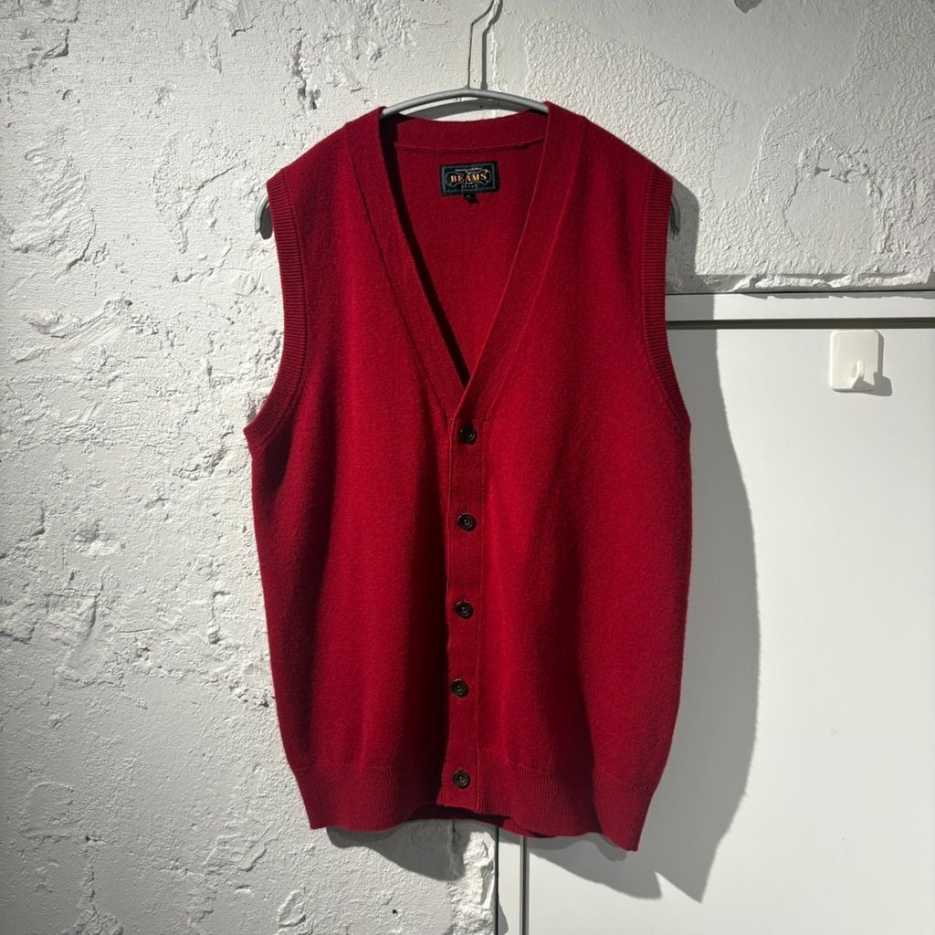 TTT_MSW ティー 21AW Panther Knit Cardigan 襟付きニットカーディガン