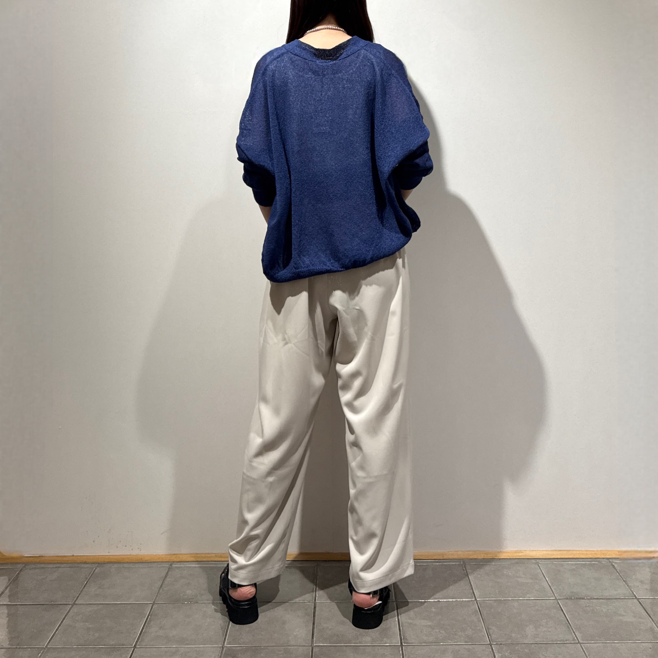 ドライタッチゆるテーパードパンツ | トワミーオンラインショップ