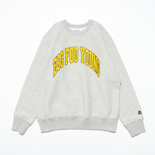 TACOMA FUJI RECORDS EGG FOO YOUNG SWEATSHIRT designed by Shuntaro Watanabe