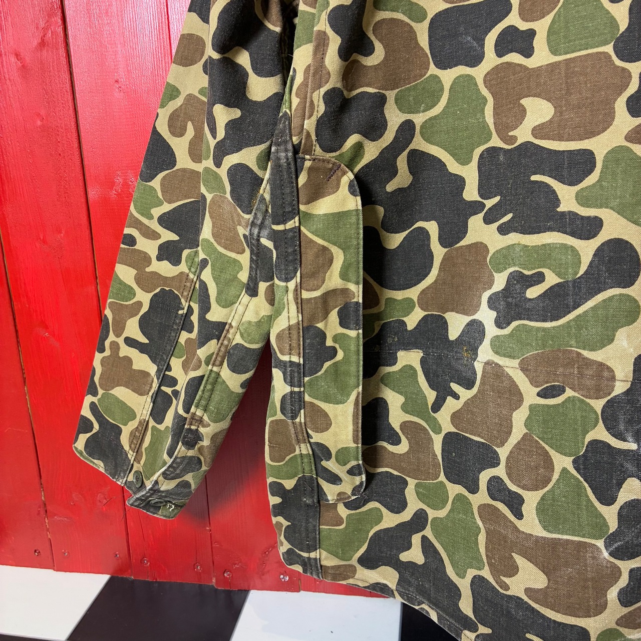 80s USA製　BONE DRY RED HEAD ダックハンターカモ　ハンティングジャケット