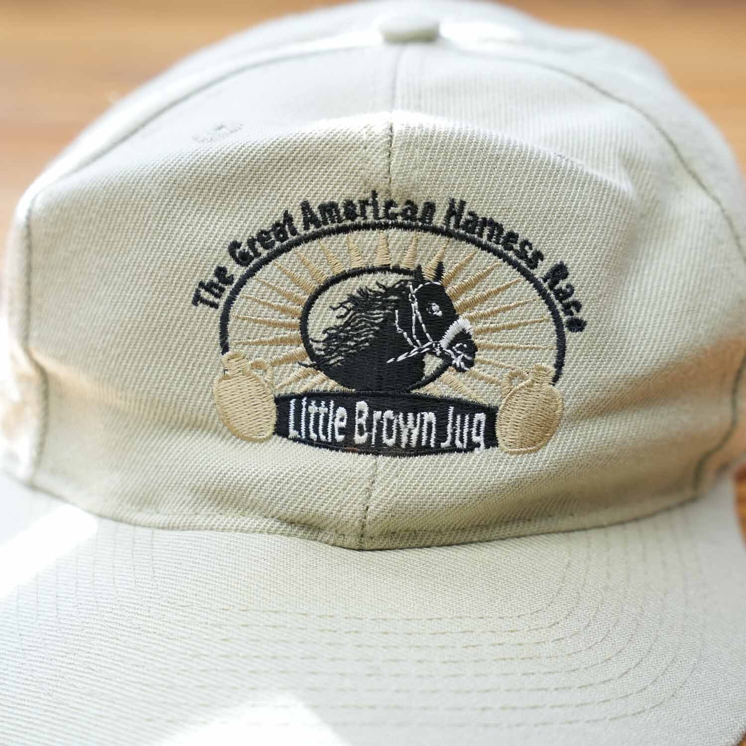 90s～ OTTO CAP トラッカーキャップ USA企業ロゴ刺繍 ベージュ系 台湾