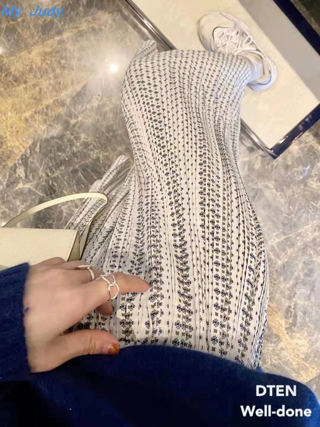 ティアード柄スカート　 AJ−11352-E02