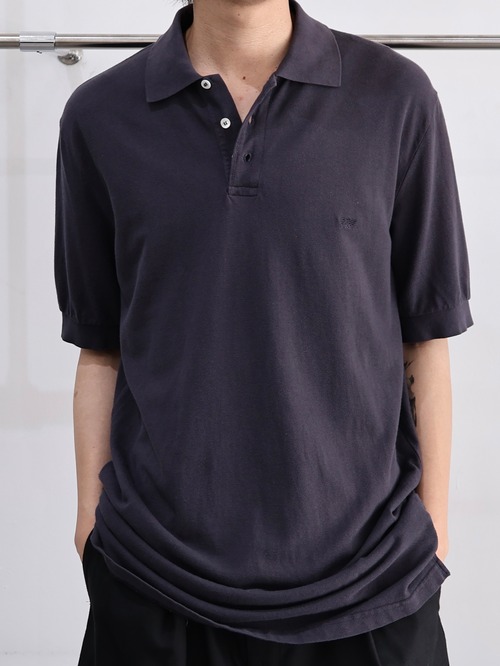 【emporio armani】relax fit logo design polo shirt