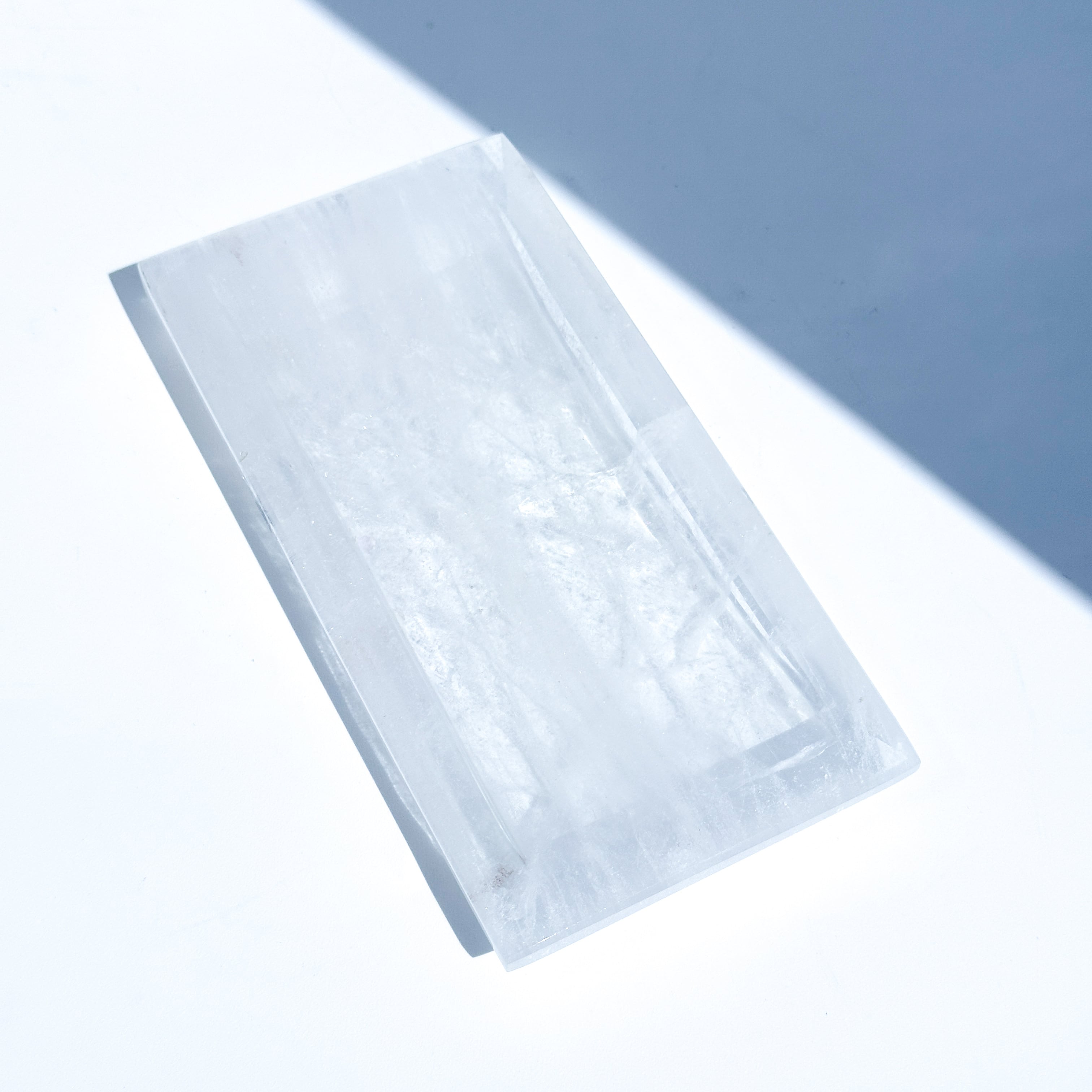 虹◎クリアクォーツのトレー02◇ Clear Quartz ◇ 天然石・鉱物・パワーストーン・インテリア