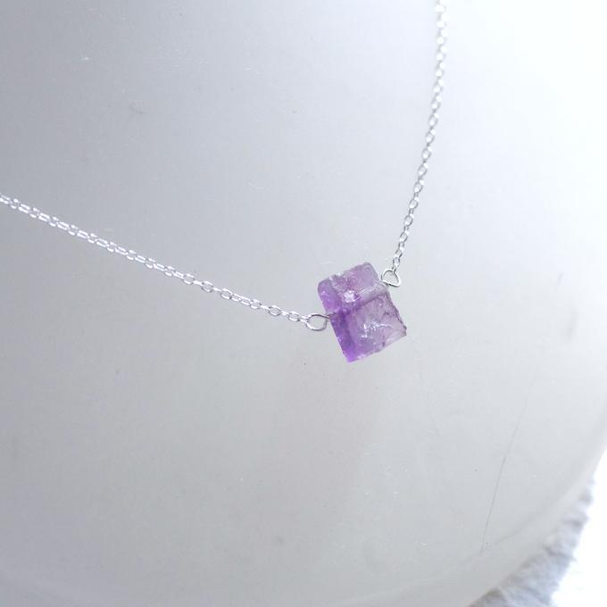 【一点物】✦2月の誕生石✦⋆.· Natural Beauty ― SV925リバーシブルのアメジストネックレス⋆.·✦