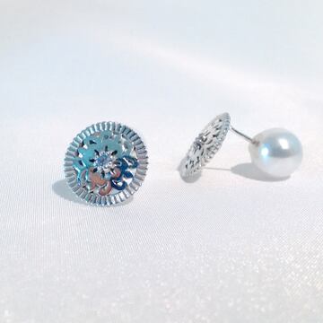 ピアス C83 Dandelion blue Dandelion Pierce（ダンデライオンピアス） | MakiYoshida Jewellery