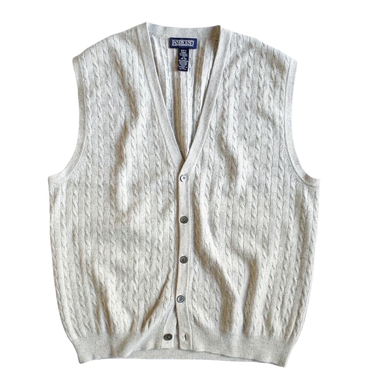 LANDS' END cashmere vest ON THE HILL