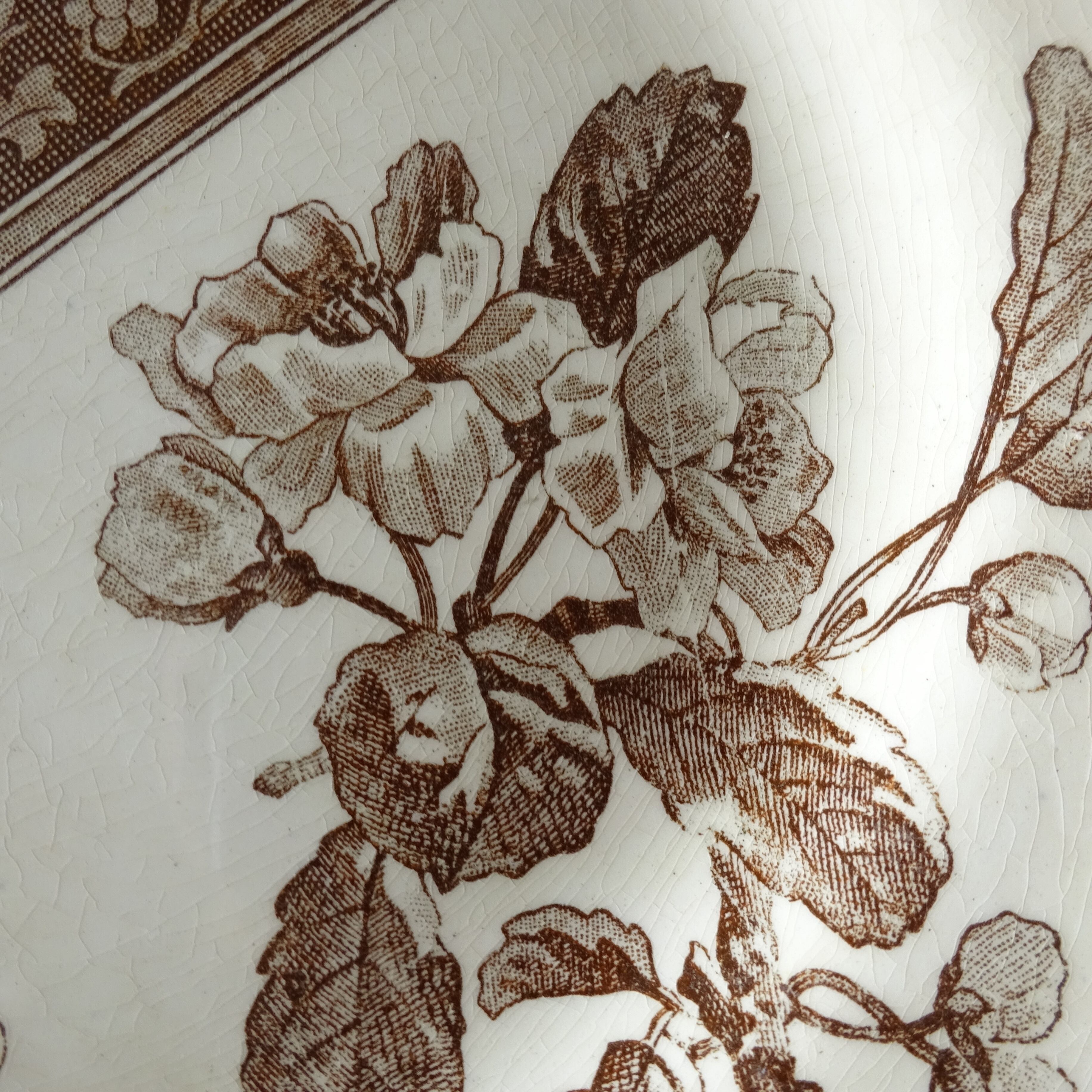 【 Épuisé 】Émile bourgeois / Le Grand Dépôt  décor 《Fleurs de pommier》assiette plate (B)