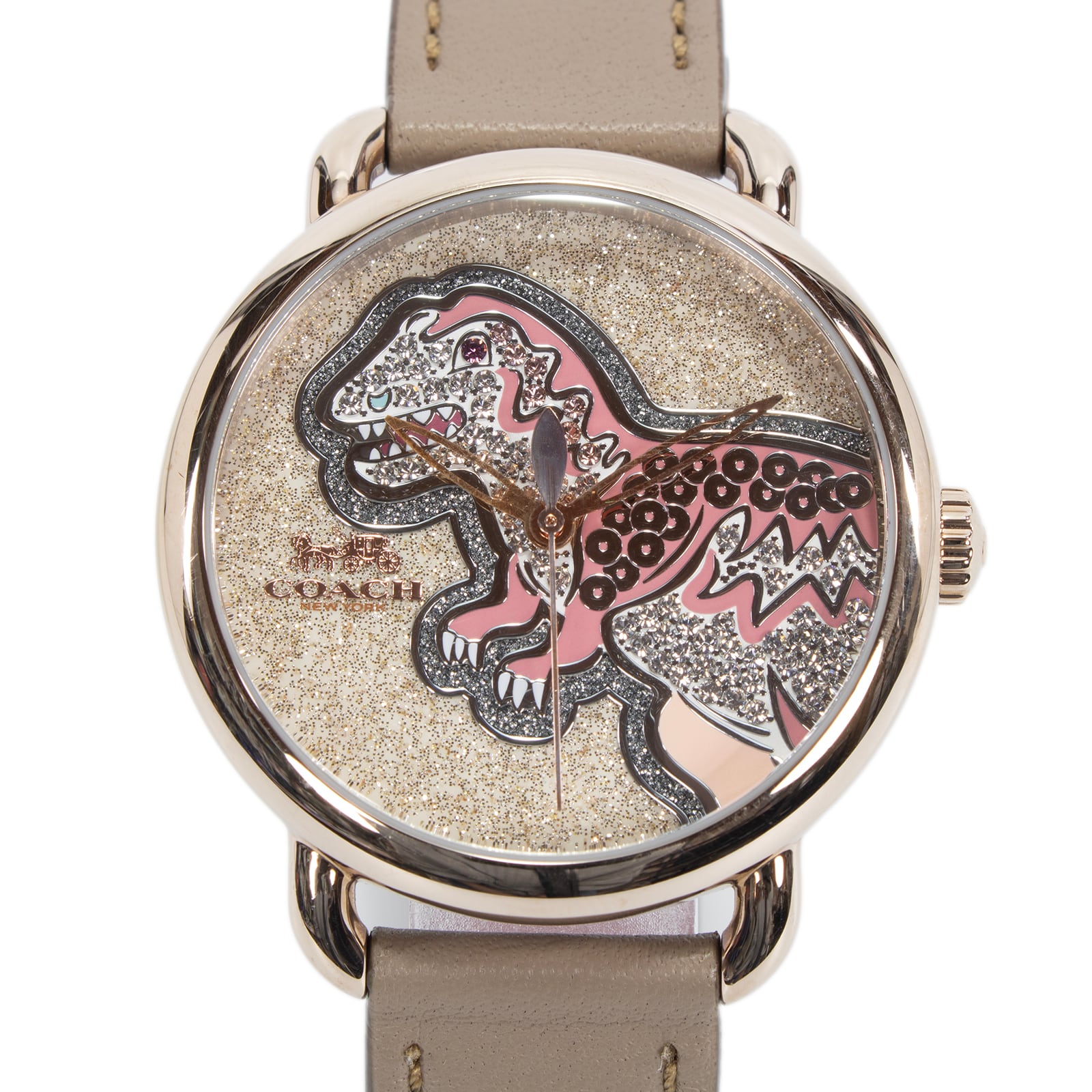 コーチ 腕時計 レディース レキシー ベージュ ラメ ロゴ かわいい ブランド ベージュ系 Coach(コーチ) 腕時計(レディース) - 海外通販のBUYMA