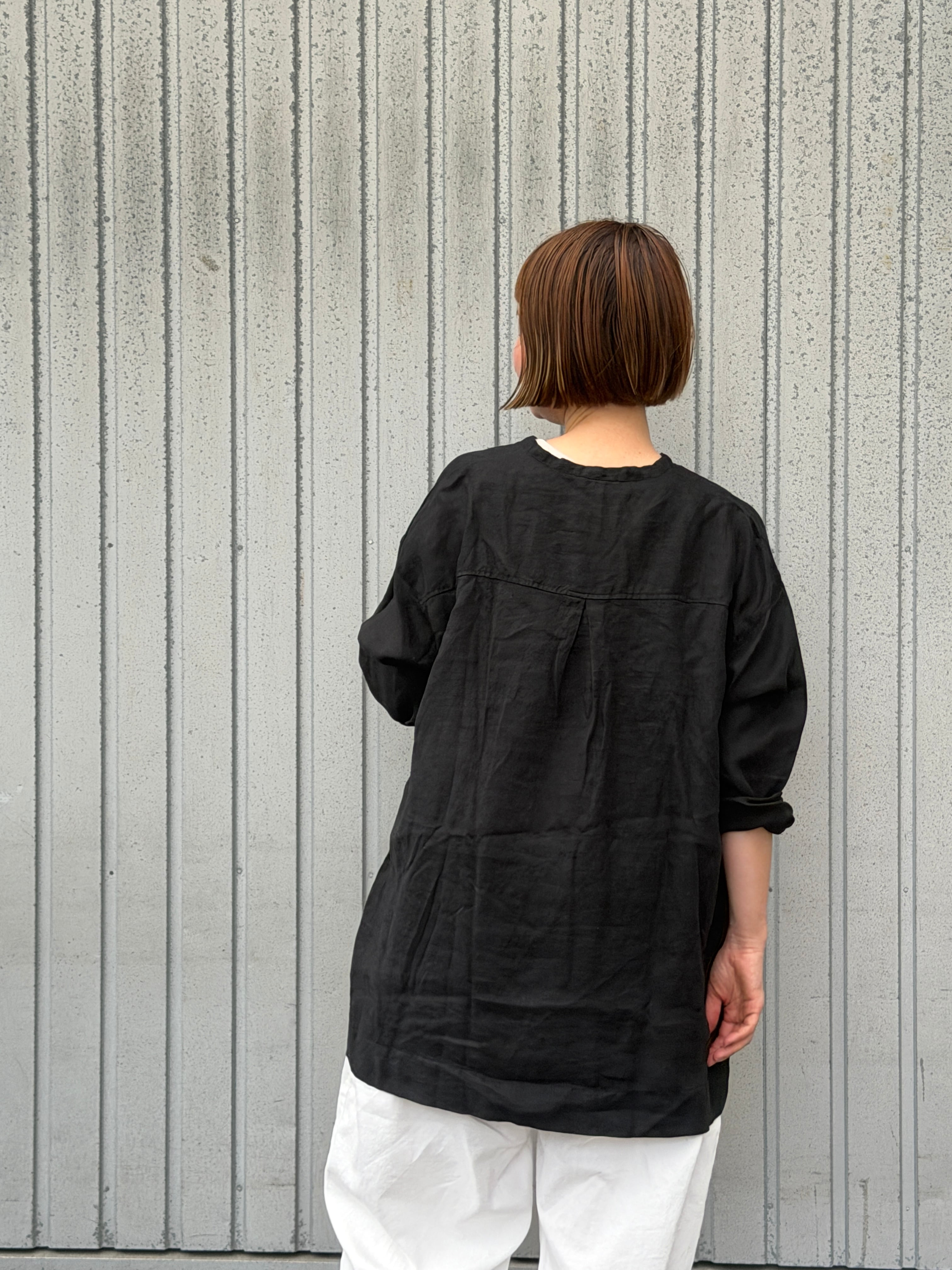 リネン日本製品染め多釦チュニック/ sunvalley/SKT007002 | WACKY