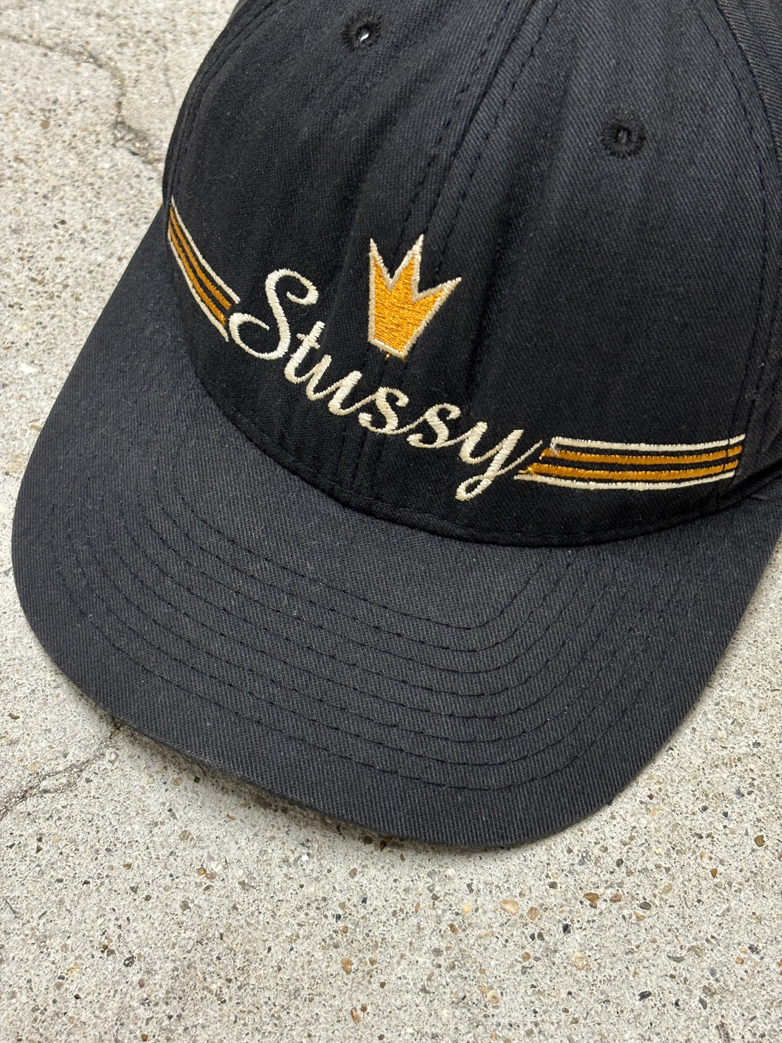 専用90s old stussyステューシー　ウールキャップ　Sロゴ　ブラック 90's OLD STUSSY オールドステューシー キャップ Sロゴ ブラック