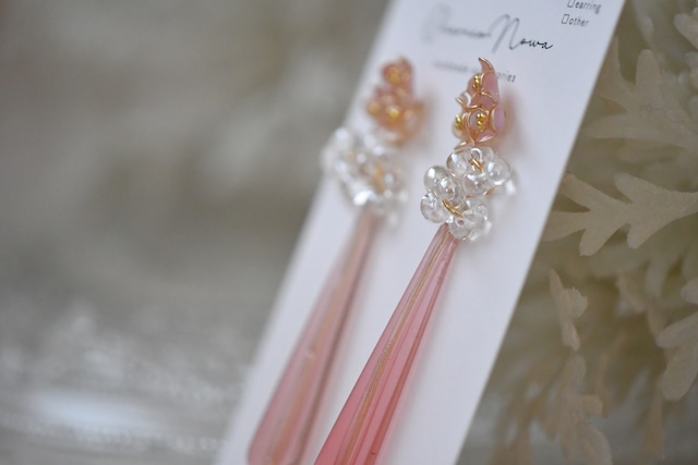 ロングドロップピアス ロングドロップピアス