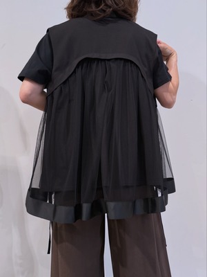 ルギバ lugiva tokyo バックチュール重ねベスト