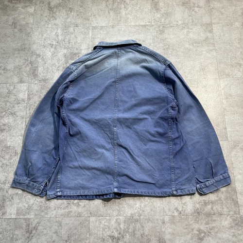 60s MONT ROUGE コットンツイル フレンチワークジャケット 詳細写真16
