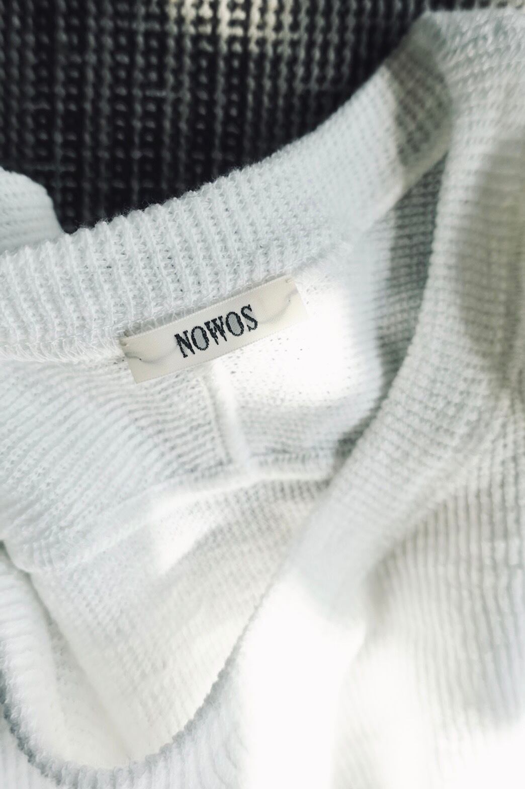 NOWOS/Slab Cut and sew (white) カットソー 白 NOWOS / Slab Cut and sew (White) | JUQUI Online