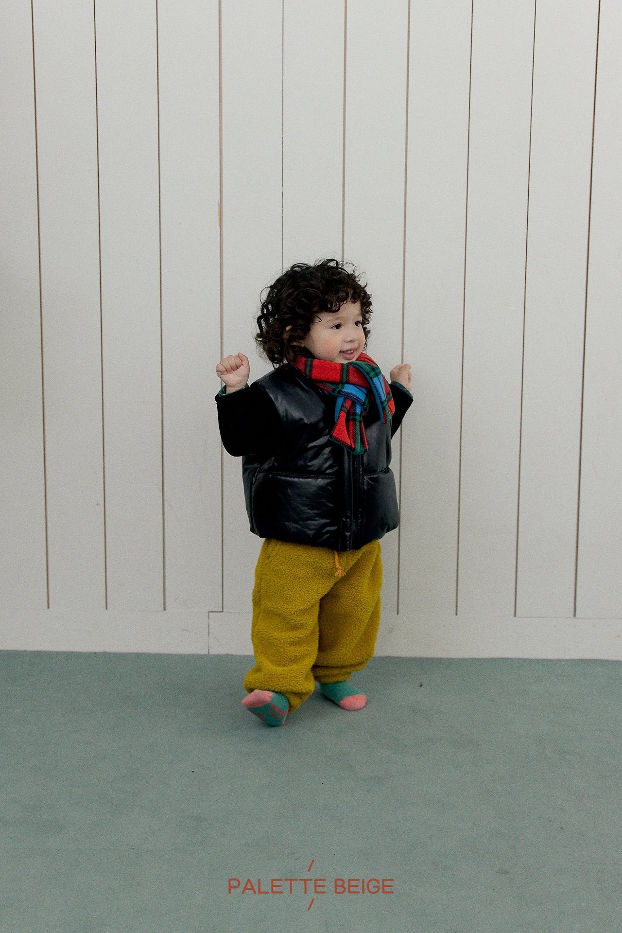 the beige［取寄］volumn padding vest 26winter