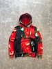 Supreme 総柄 フォトプリント プルオーバーパーカー レッド ブラック