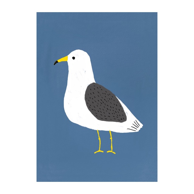 カモメ I071 北欧ポスター ポスター屋さんismirai Home 北欧ポスターとヴィンテージ雑貨のお店