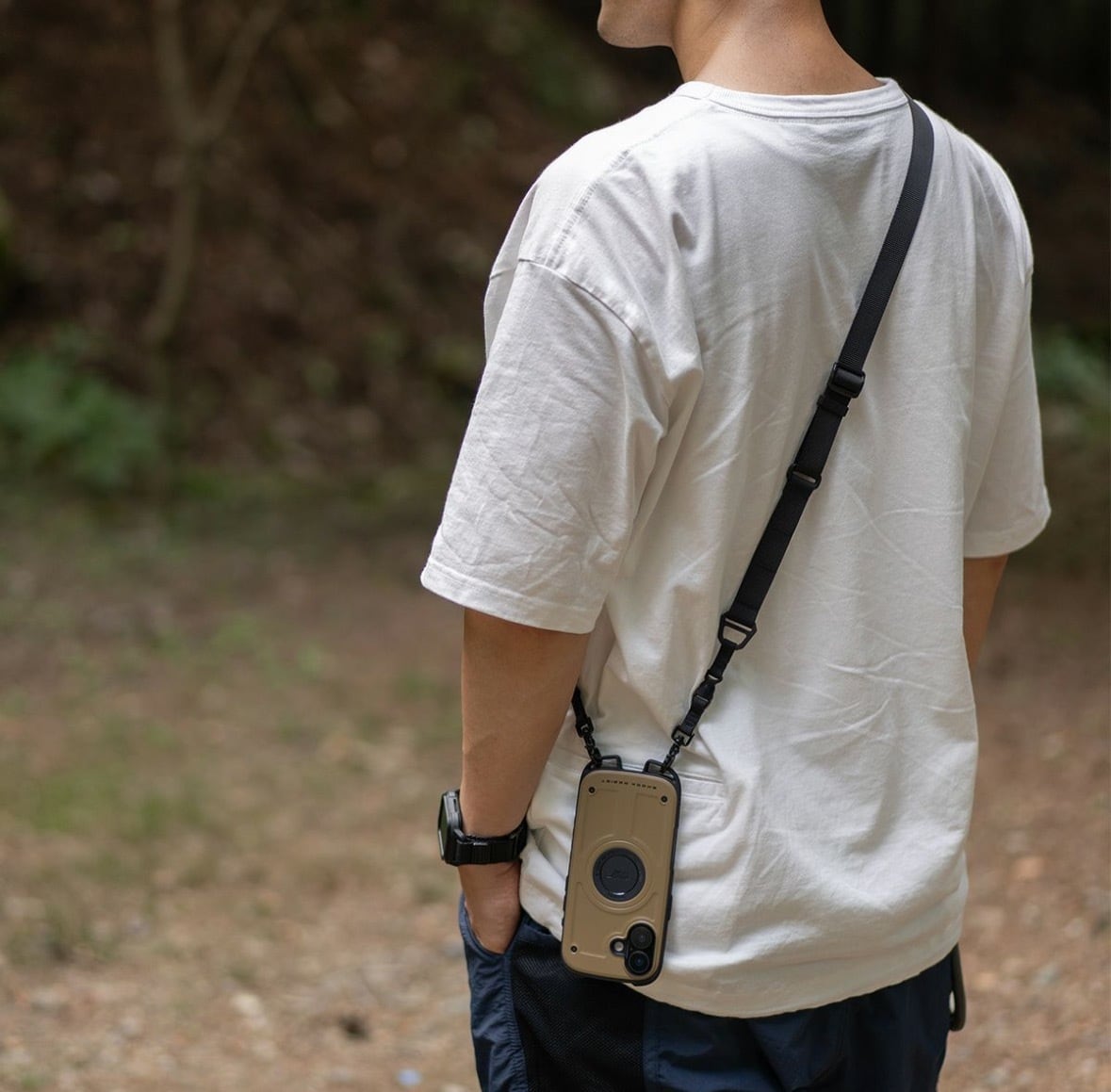 ROOT CO. iPhoneケース ショルダーストラップ付き ROOT CO. [iPhone17Pro専用]GRAVITY Shock Resist Case Rugged