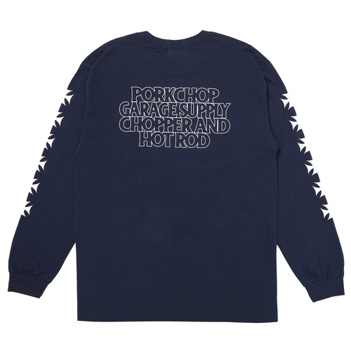 C&H LOGO L/S TEE/NAVY