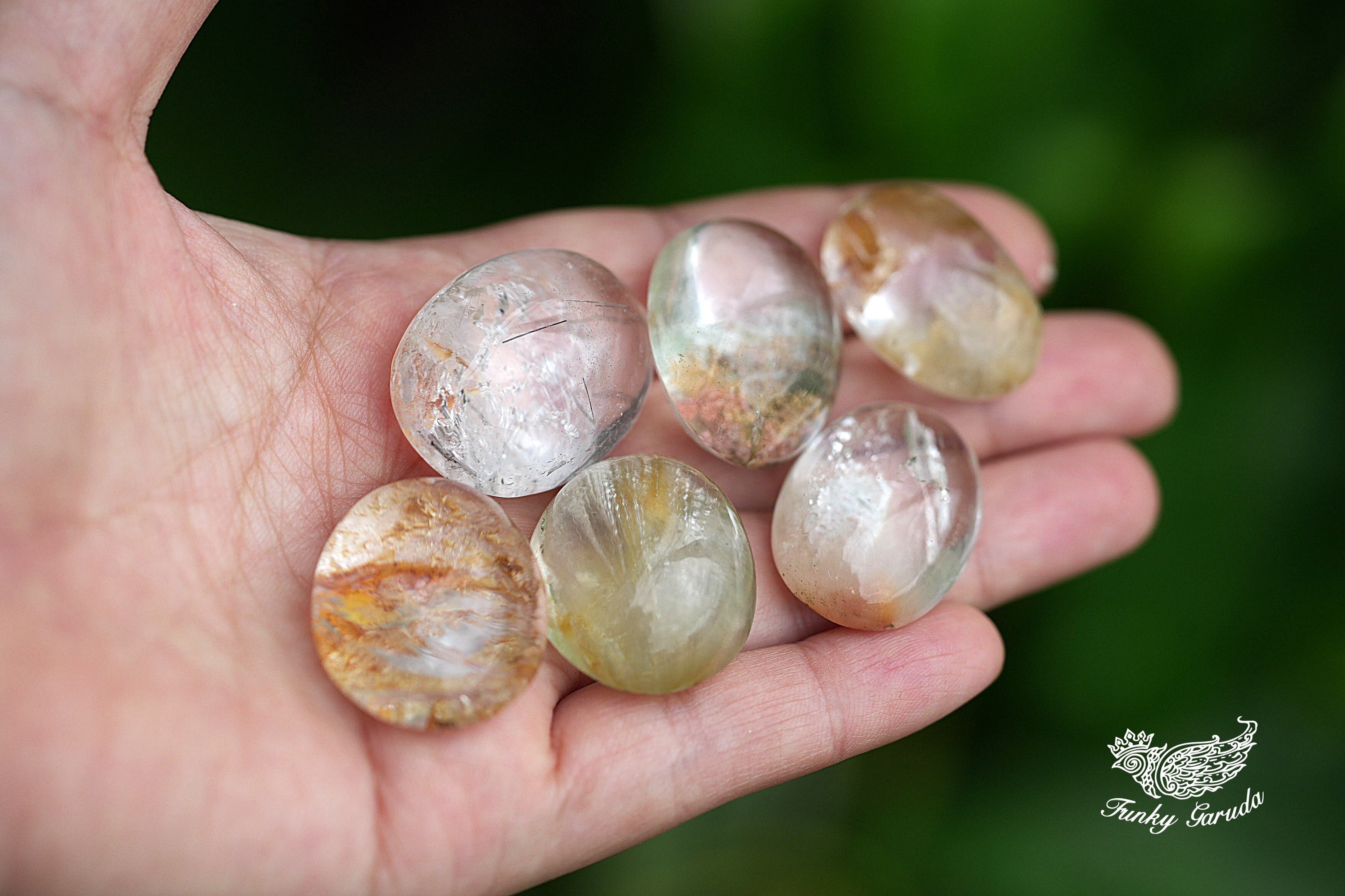 鏡のシラー☆ガーデンクォーツ s1555 | Funky garuda Stone