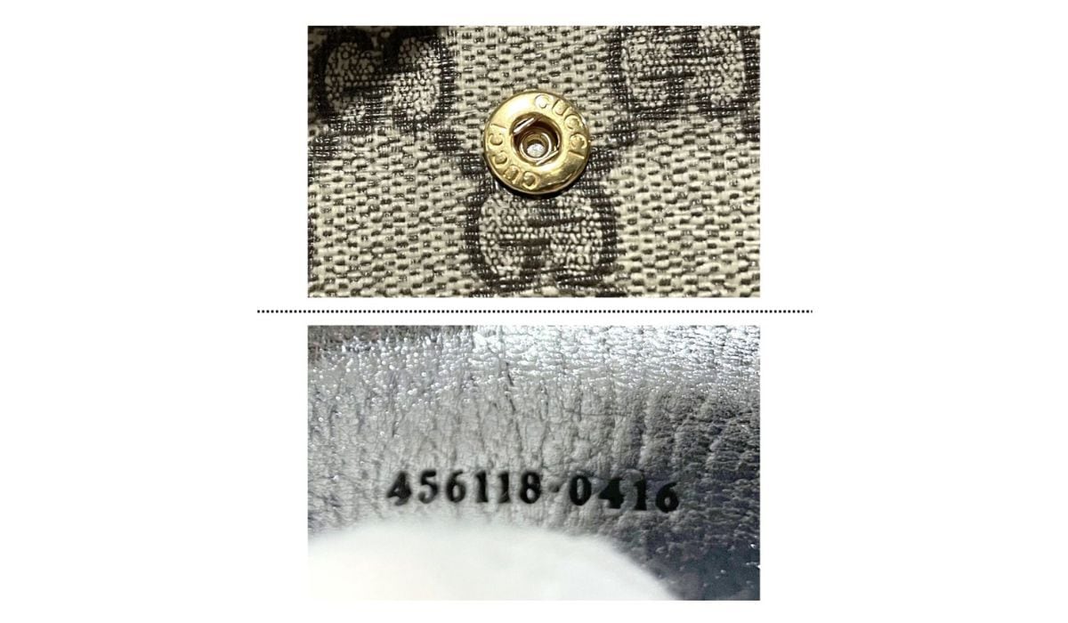 日本限定 GUCCI グッチ 6連キーケース GGマーモント バイカラー