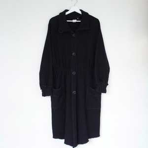 Design long knit cardigan