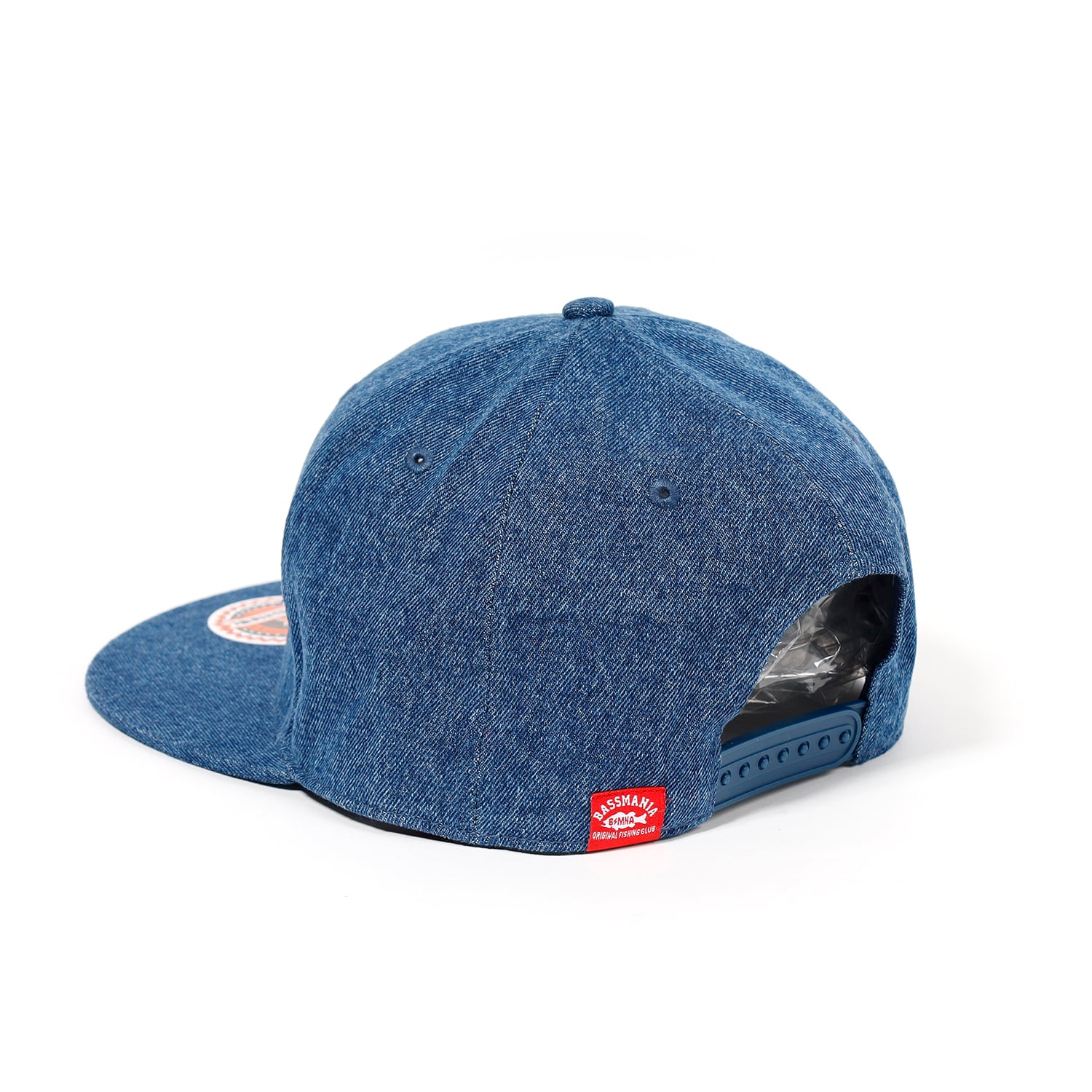 アーチロゴ刺繍フラットデニムCAP | bassmania.jp
