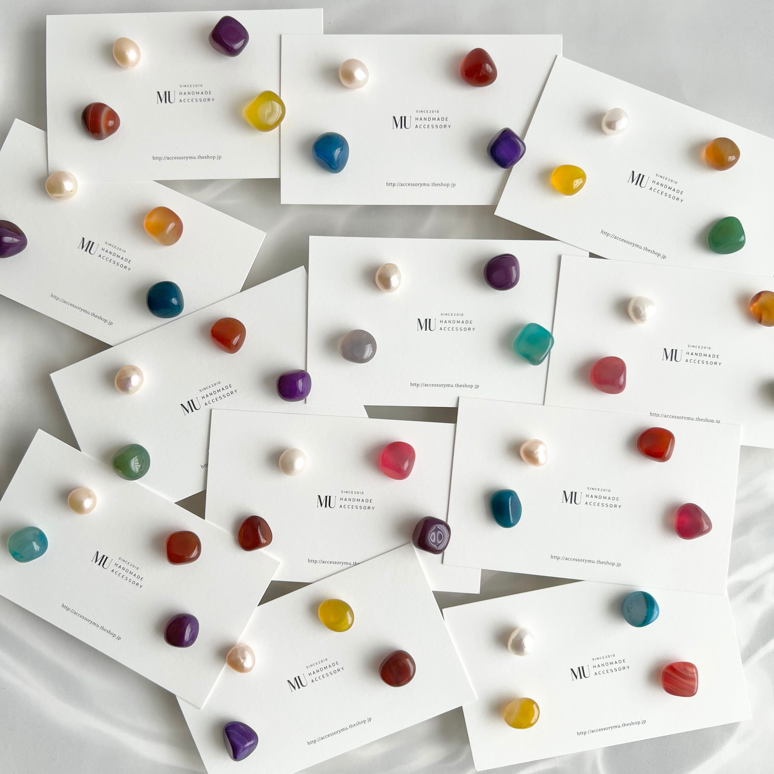 人気No1 / あめ玉ピアス【サージカルステンレス】 | Handmade Accessory MU