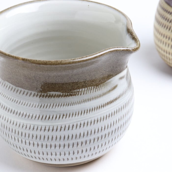 小石原焼 蔵人窯 ミニピッチャー 飛び鉋 Koishiwara-yaki Small