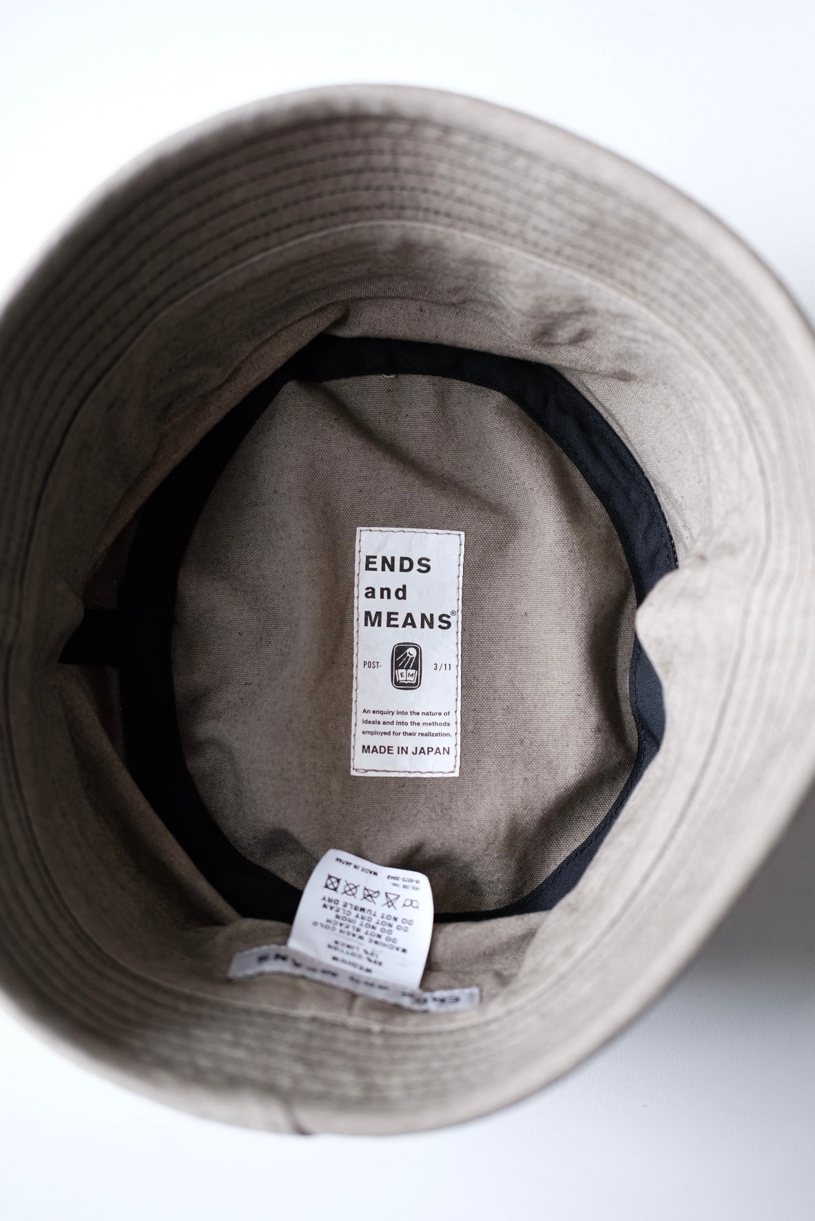 ENDS and MEANS＜エンズアンドミーンズ＞Bucket hat | Inhigh