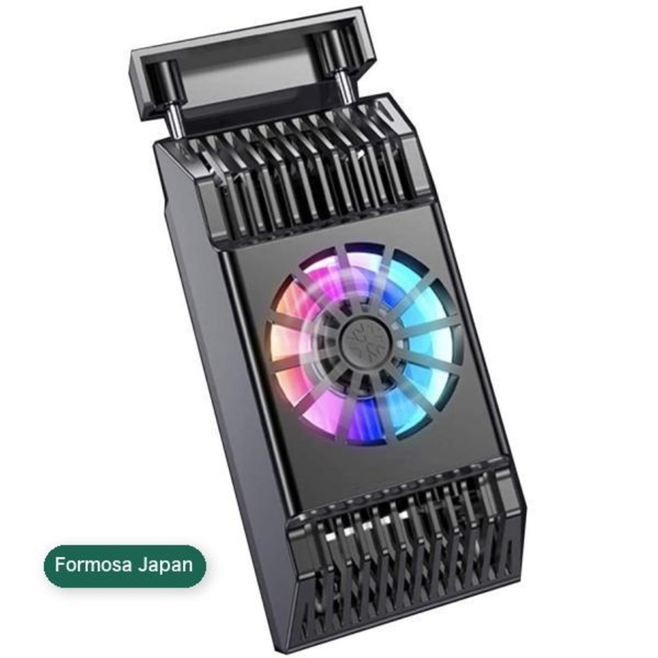 Formosa Japan iPhone Android スマートフォンで使用可能 ベルチェ素子 半導体 スマホクーラー 黒 IF-PSMPC-BK