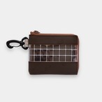 vibram Lzip wallet (brown×clear)