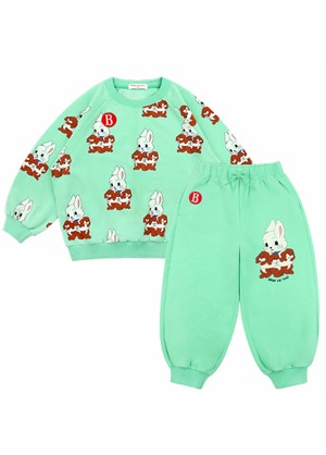 [BEBE DE PINO] All over cozy rabbit loungewear set 正規品 韓国ブランド 韓国ファッション 韓国代行 韓国通販 ベベドピノ bebedepino 日本 店舗 韓国 子供服