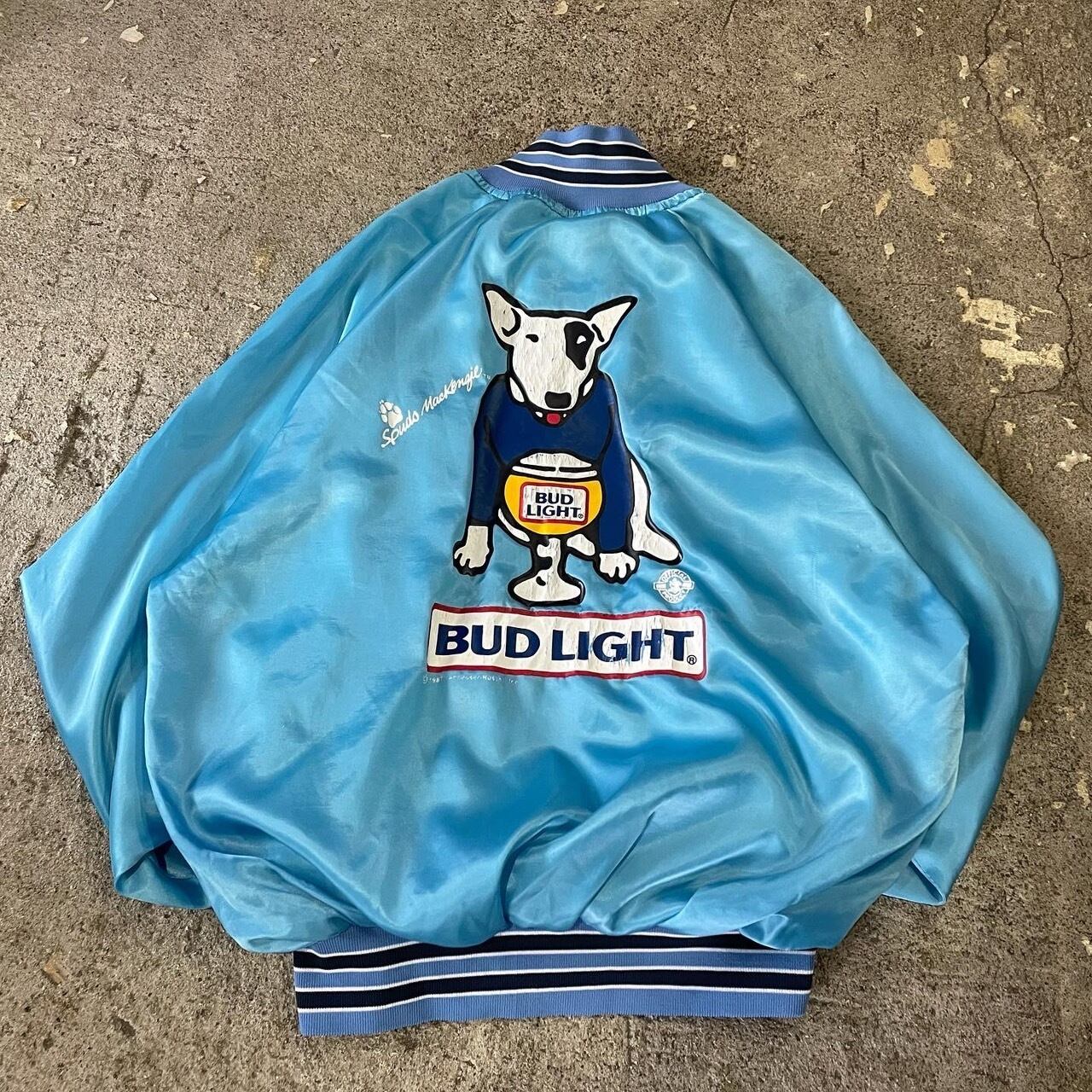 80s BUD LIGHT spuds mackenzie nylon blouson | What'z up
