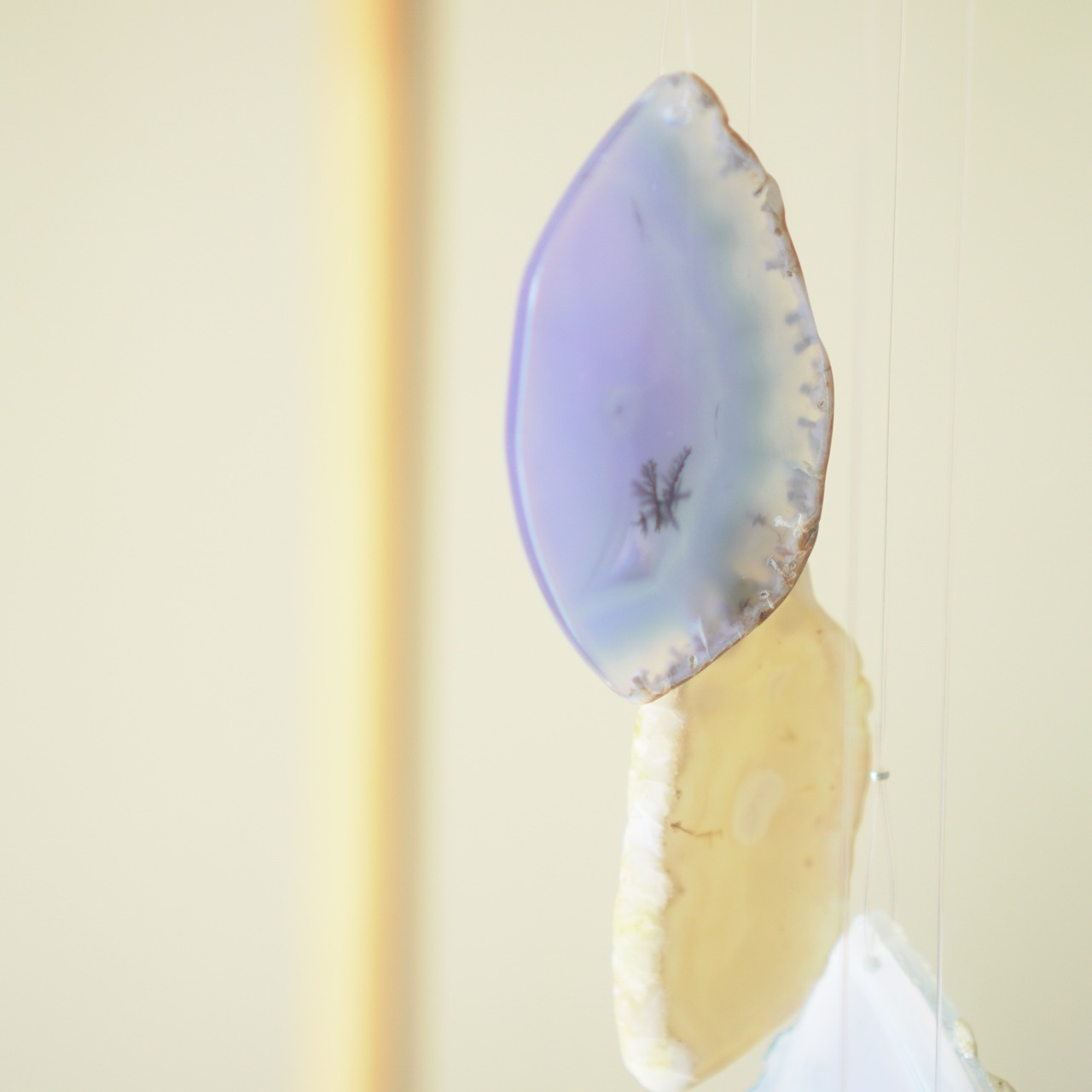 Diamond Dust - アゲートヒーリングチャイム / Agate Sun Catcher Wind Chime 560