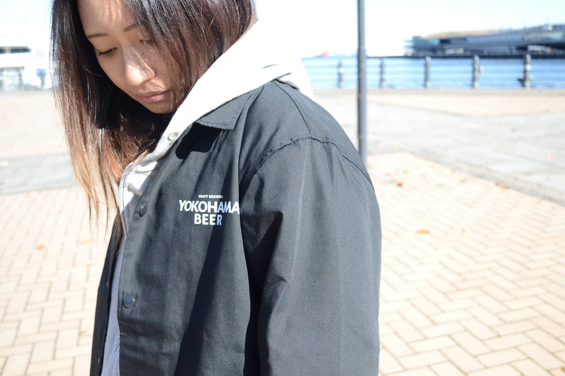 YOKOHAMA BEER コーチジャケット 【ロゴ】