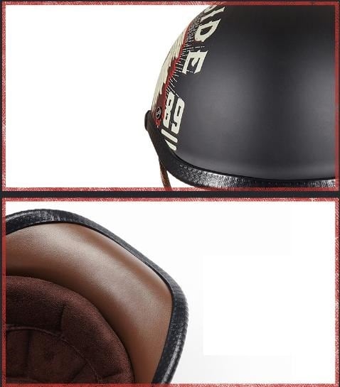 インテリア用】 ハーフヘルメット アメリカン 【209-D】 Lサイズ 半