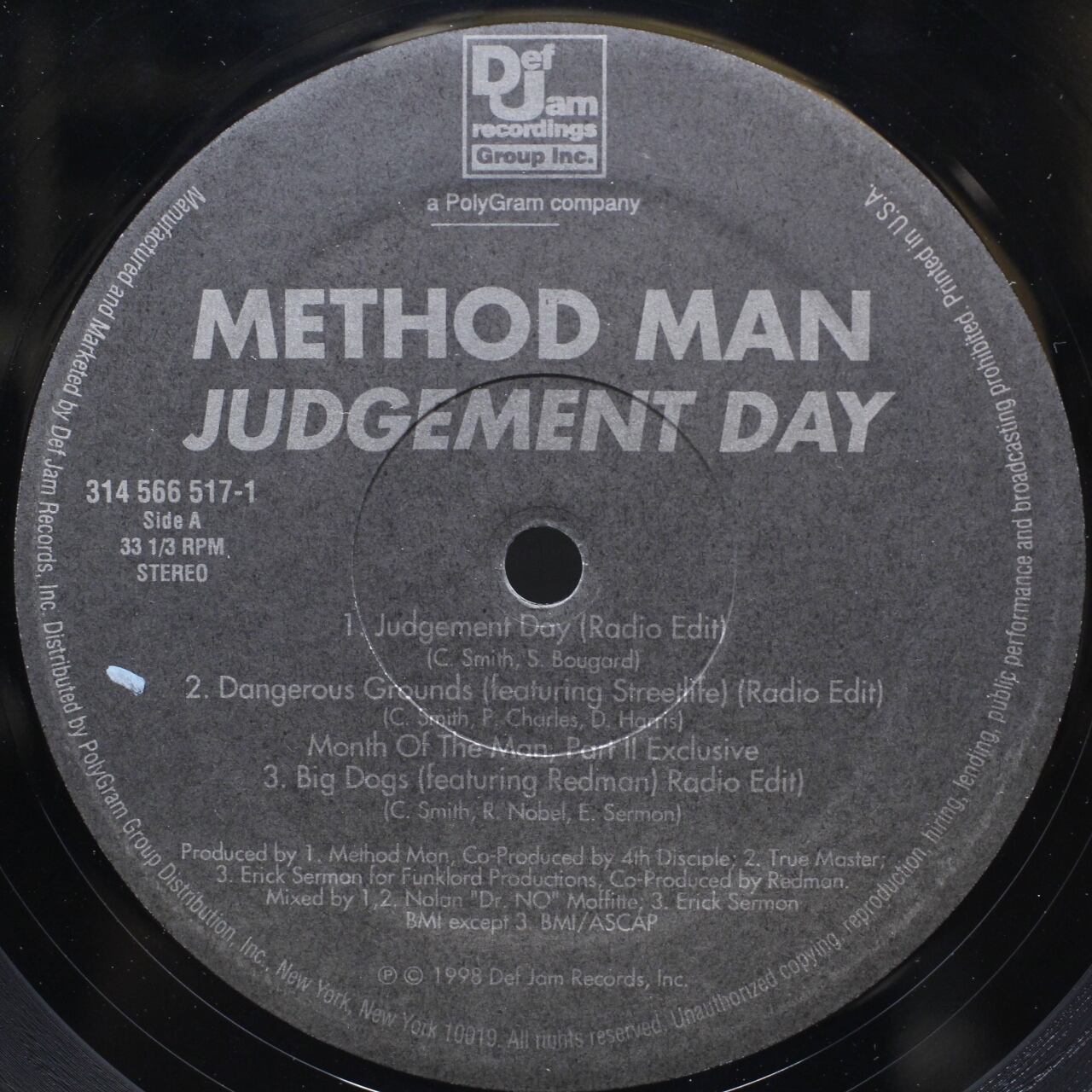 Method Man / Judgement Day [314 566 517-1] - 画像3