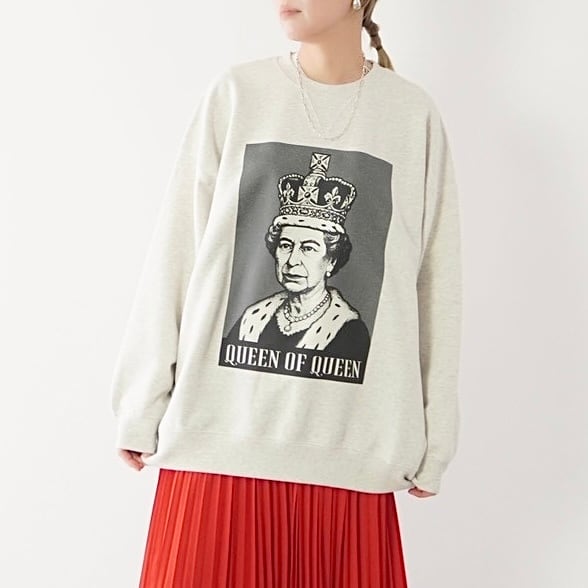 Thomas Magpie BIG Sweat QUEEN OF QUEEN【2261837】 | THOMAS MAGPIE