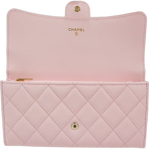 New CHANEL シャネル クラシック フラップウォレット AP0241