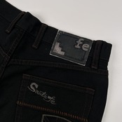 santafe サンタフェ ロゴ刺繍 ブラック パンツ ボトムス サイズ 32 /メンズ/日本製