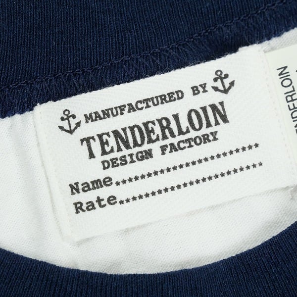 Size【M】 TENDERLOIN テンダーロイン TRIM TEE WHITE リンガーTシャツ