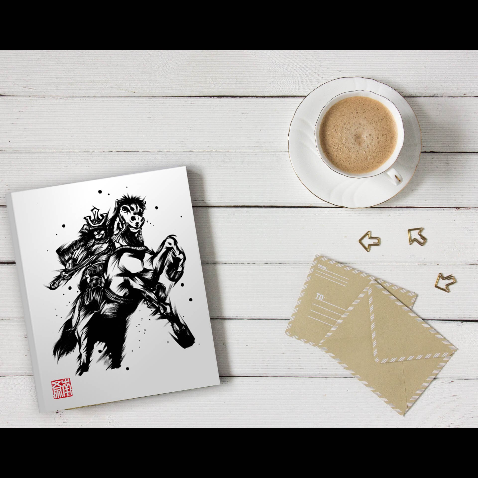 キャンバス】騎馬武者 /F6(31.8×41cm)/複製画 | 墨屋