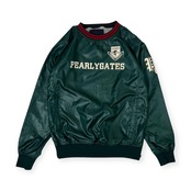 PEARLY GATES パーリーゲイツ 光沢感 プルオーバーシャツ ウインドブレーカー 0/グリーン系 レディース