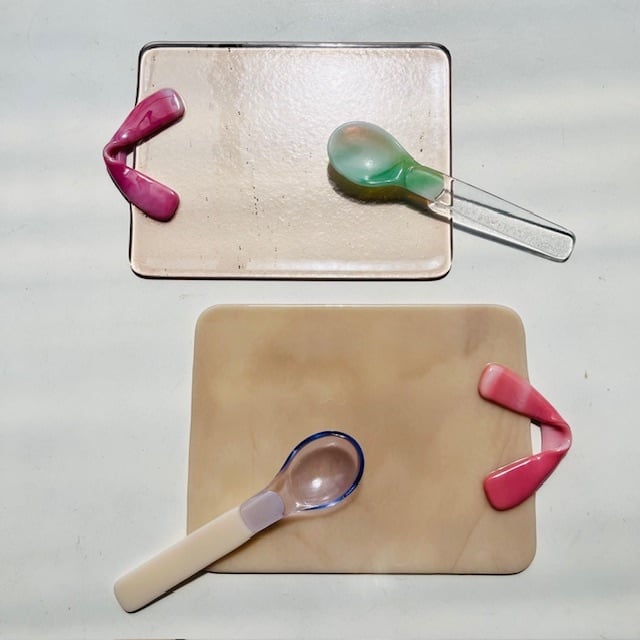 天気雨 バイカラースプーン カラー | ihana design(イハナデザイン）