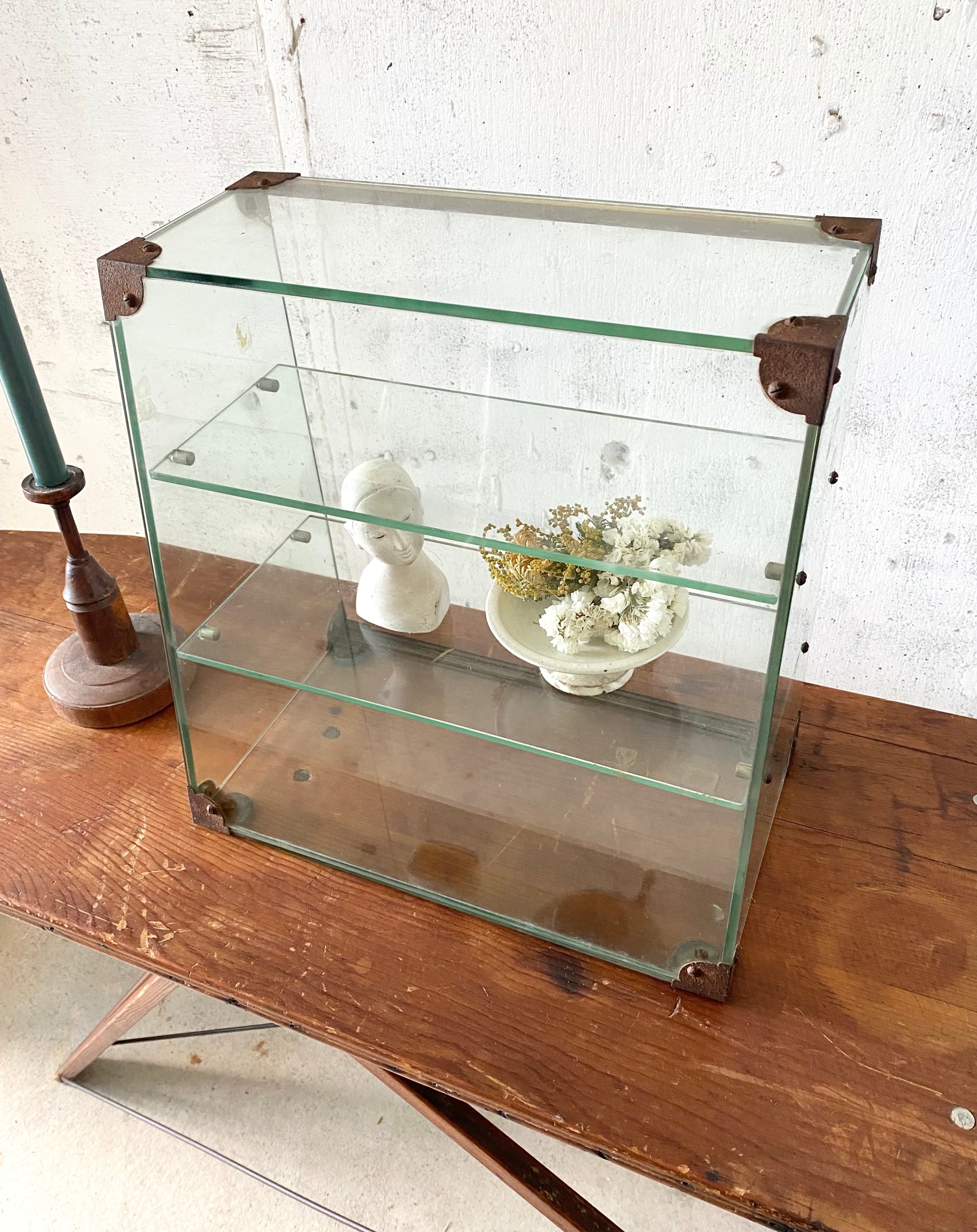古家具　ガラスケース ガラスショーケース[古家具] | giraffes craft