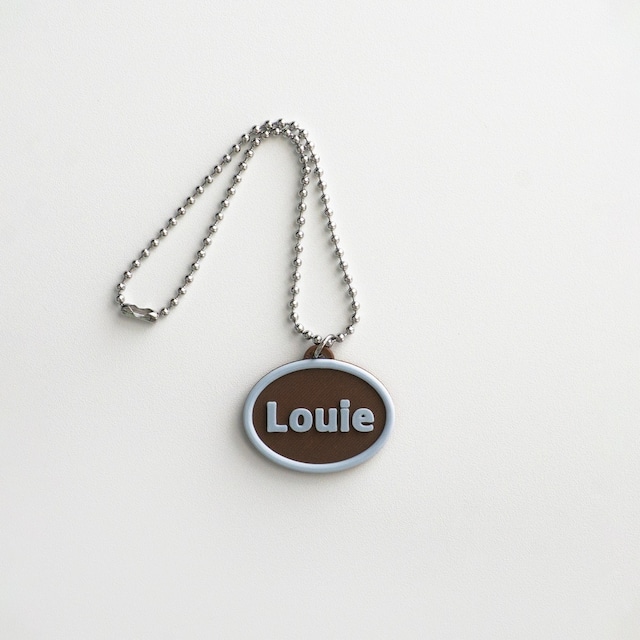【予約】[ snugroo ] Name Necklace Surgical - ♡Oval Series